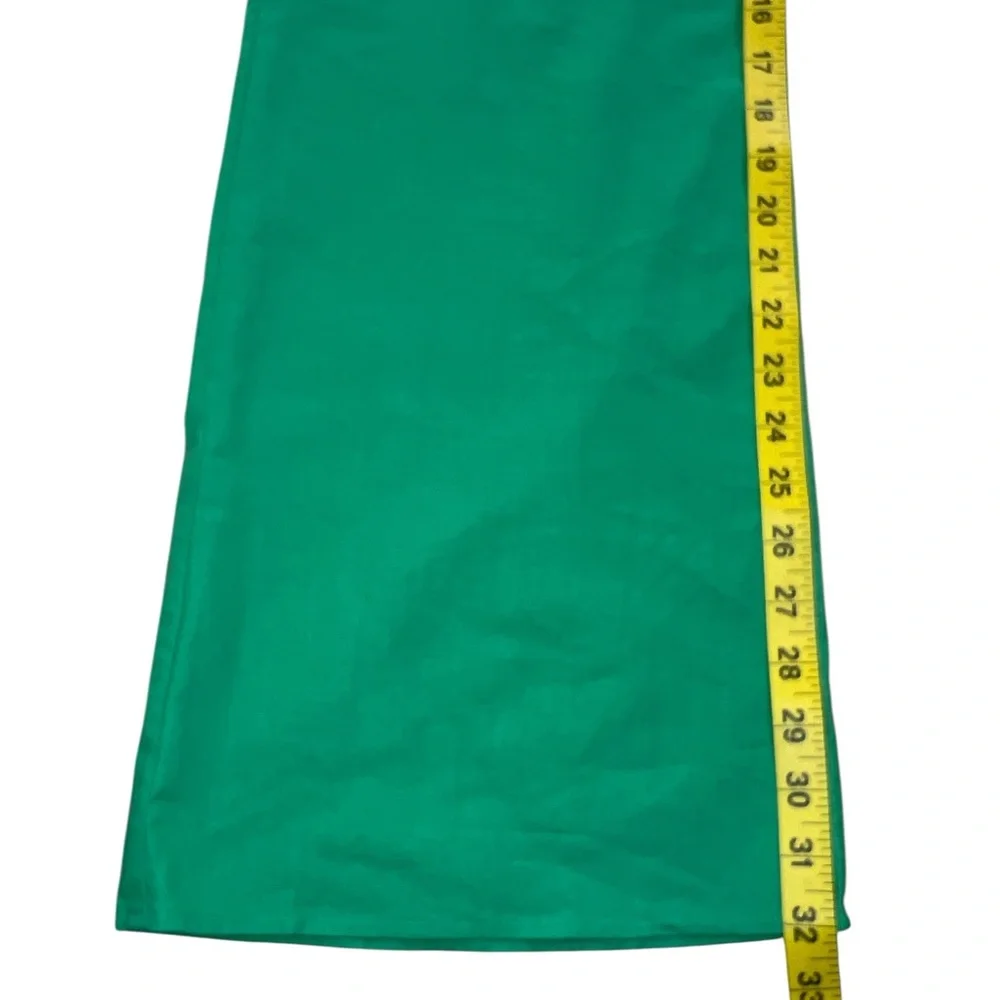 Commense Green Wide Leg Pants with Tie Waist - Picture 13 of 16